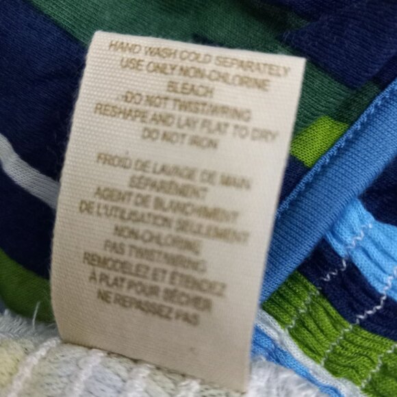 Free People M Medium Bra Top Blue Geo C Strapless Bandeau Womens Clothing NEW - Picture 6 of 8